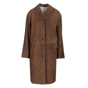 'S Max Mara Women Suede Overcoat